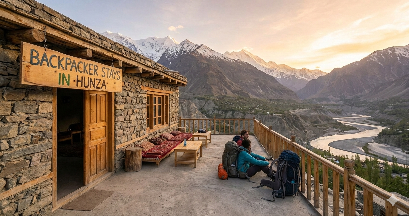 Backpacker Stays in Hunza