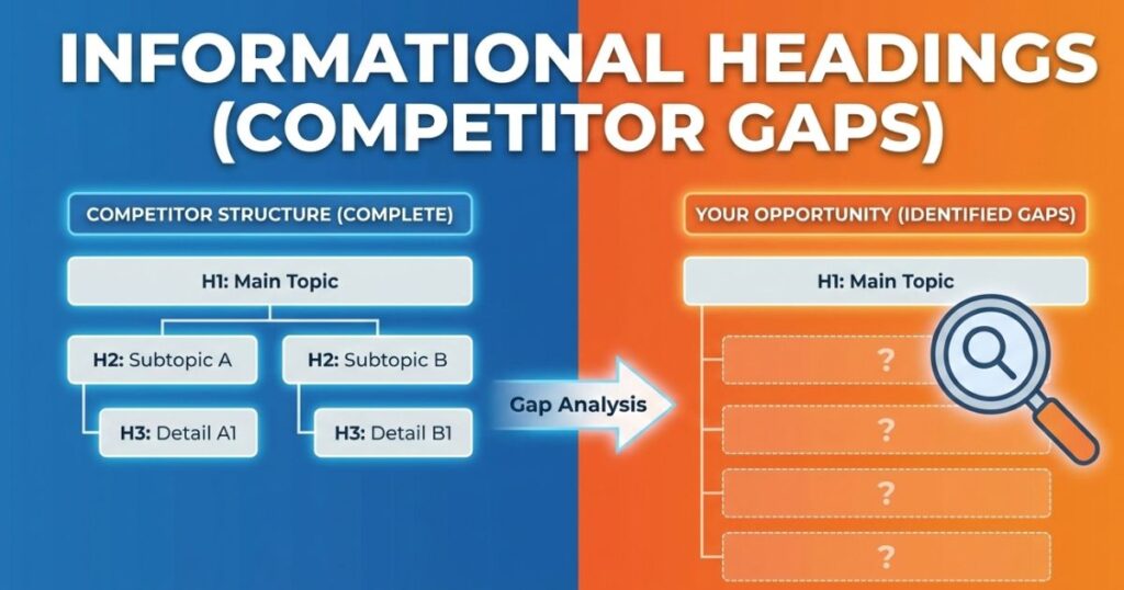 Informational Headings (Competitor Gaps)