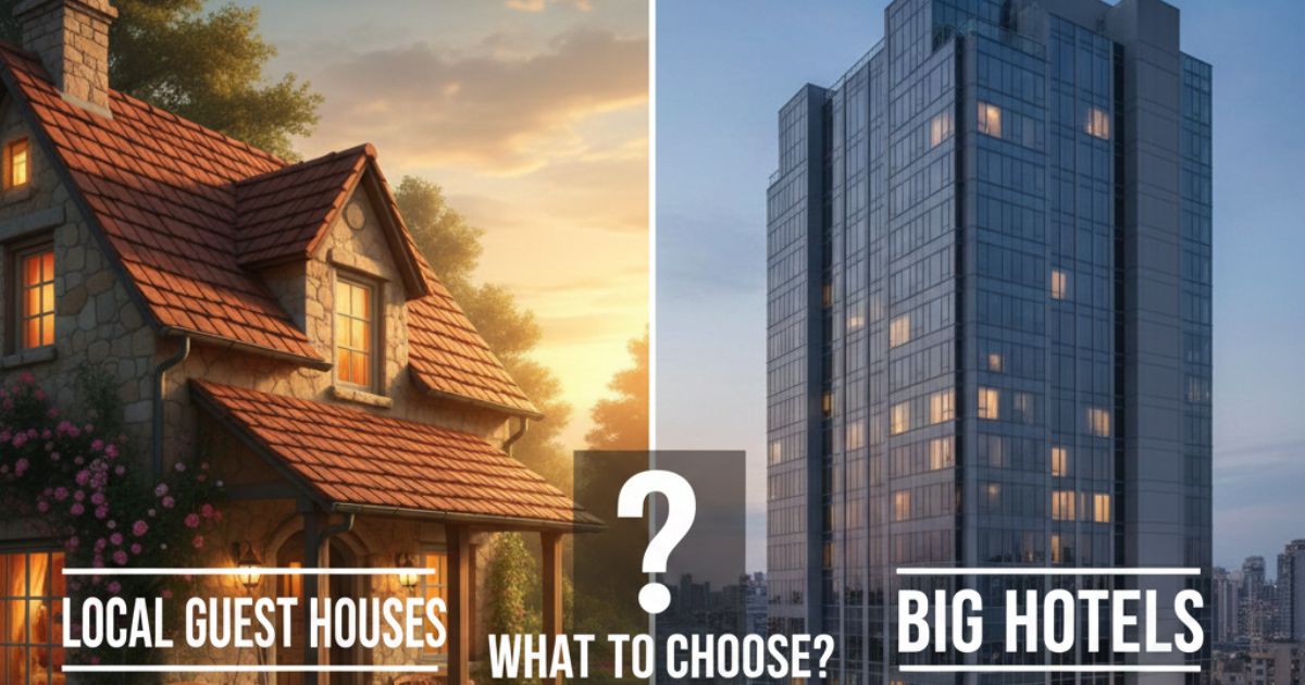 Local Guest Houses vs Big Hotels Pros, Cons, and What to Choose