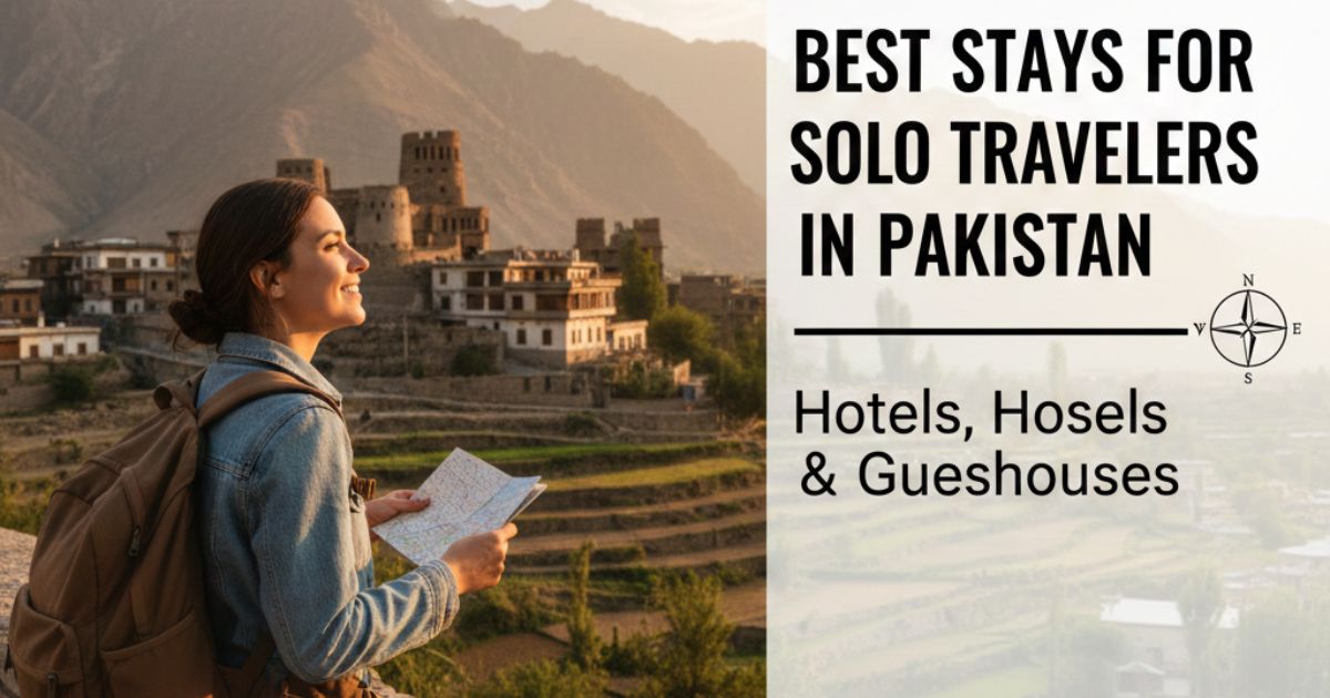 Best Stays for Solo Travelers in Pakistan (Hotels, Hostels & Guesthouses)